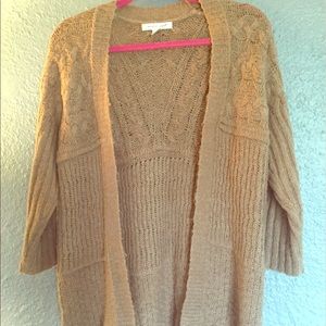August Silk crocheted sweater.
