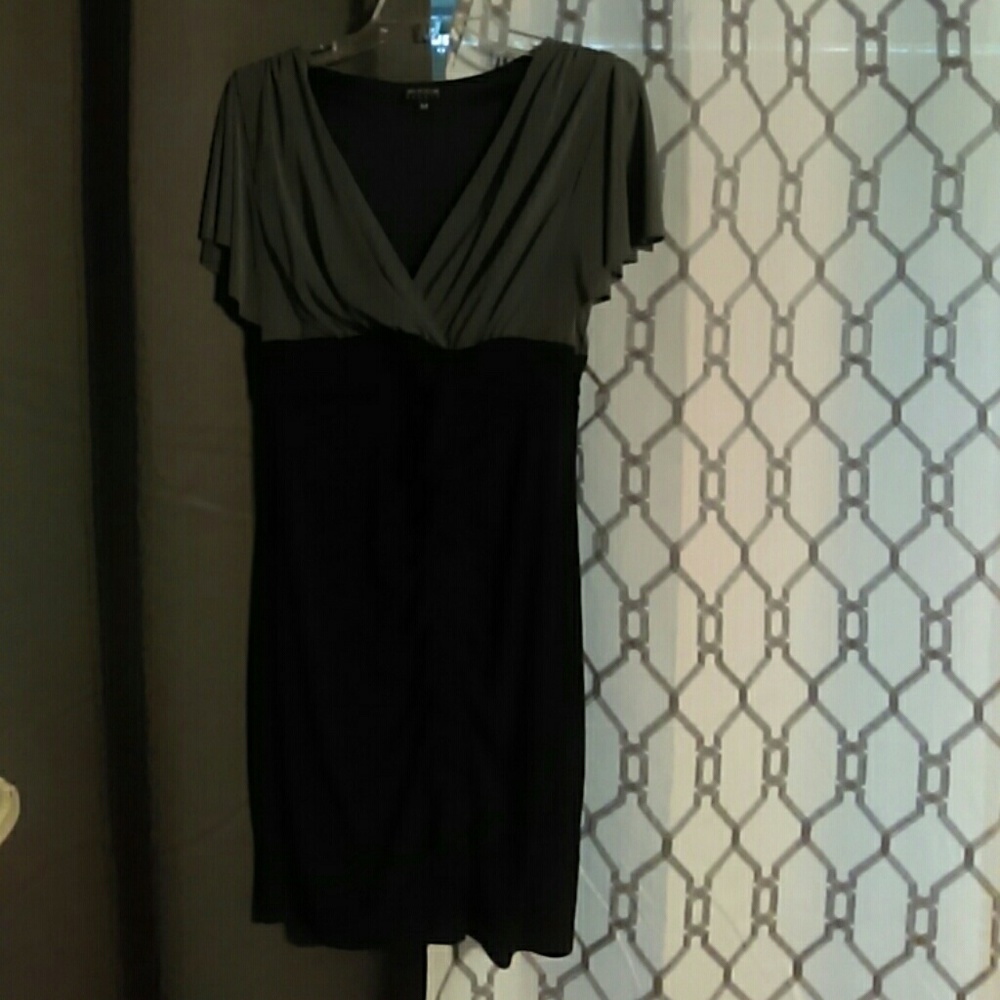 Black and Grey Dress