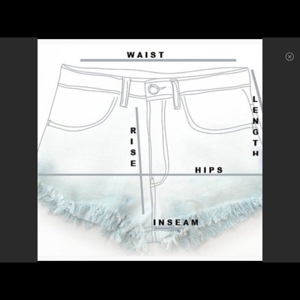 Measuring Reference for pants & shorts