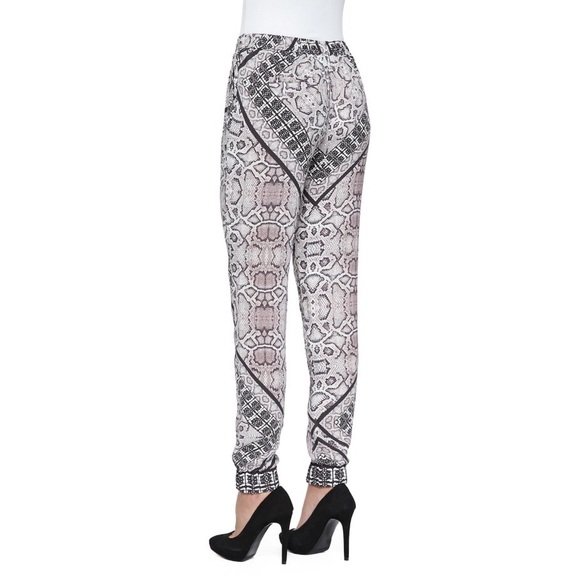 12th Street Cynthia Vincent Snakeskin-Print Pants - Picture 2 of 3