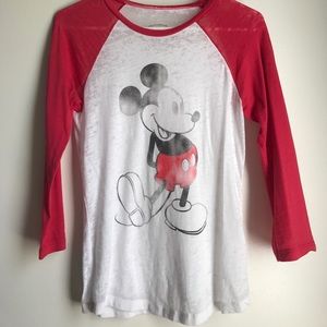 Mickey Mouse raglan top