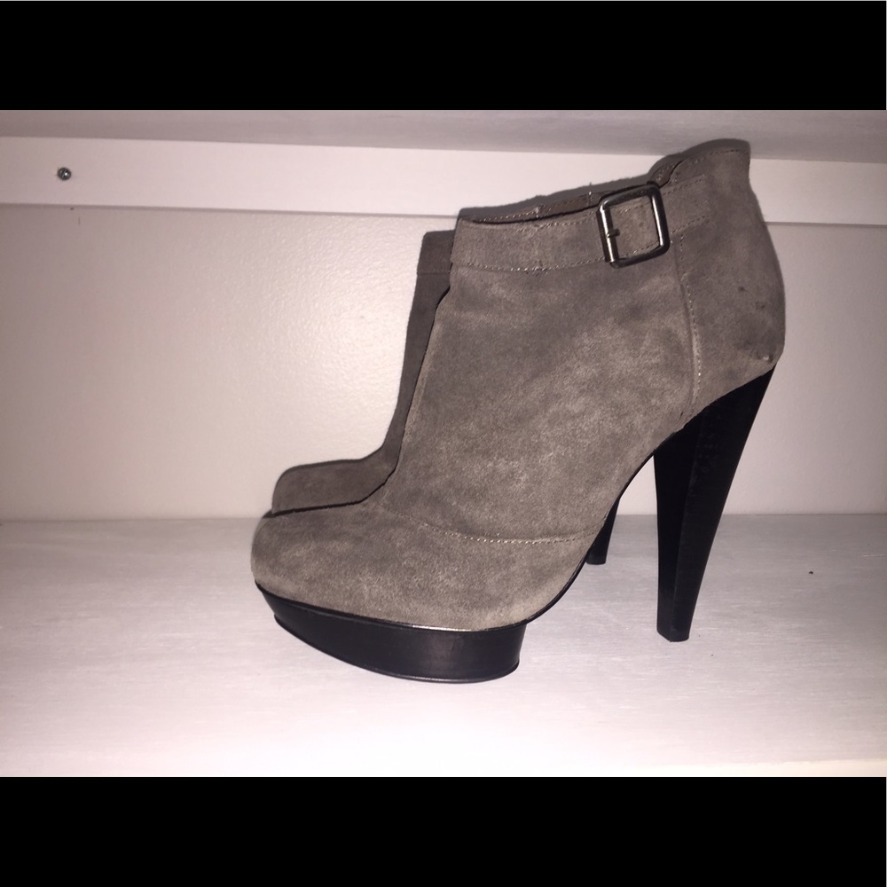 Grey booties