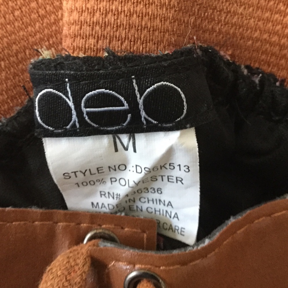 Brown Belt Ruffle Skirt - Picture 4 of 4