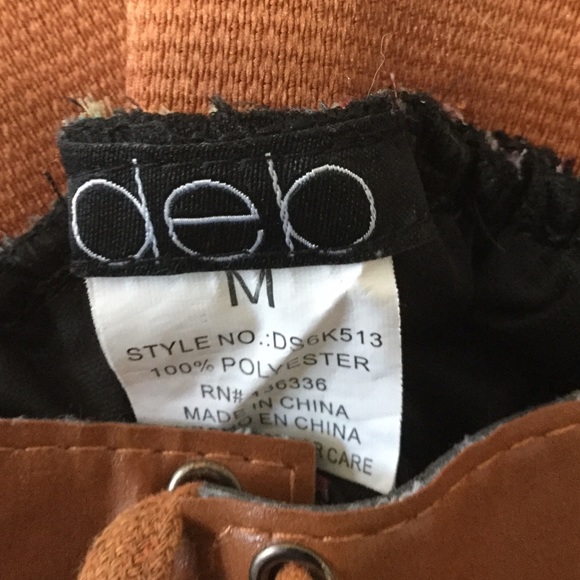 Brown Belt Ruffle Skirt - Picture 4 of 4