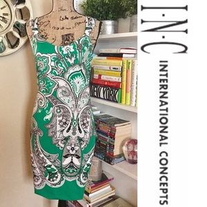 INC International Concepts "Indian Summer" Dress