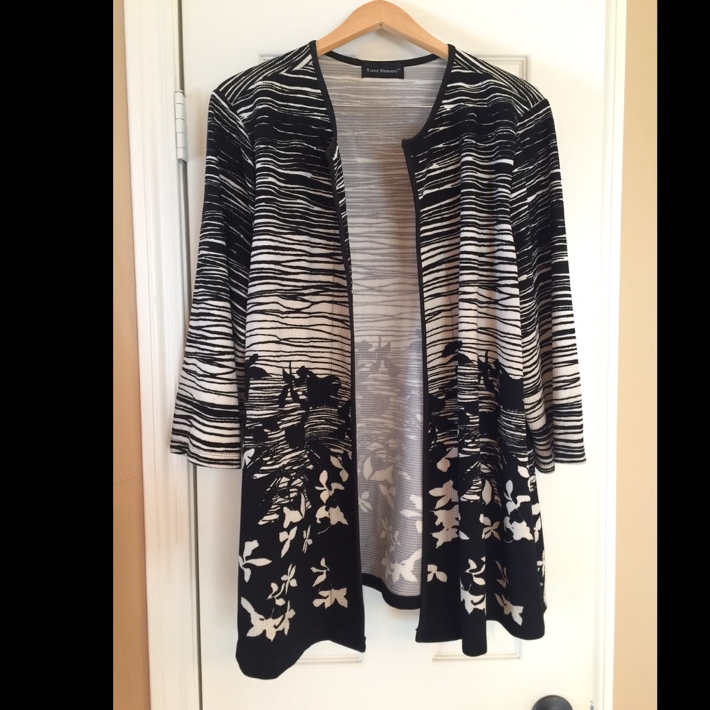 Black and white jacket/cardigan