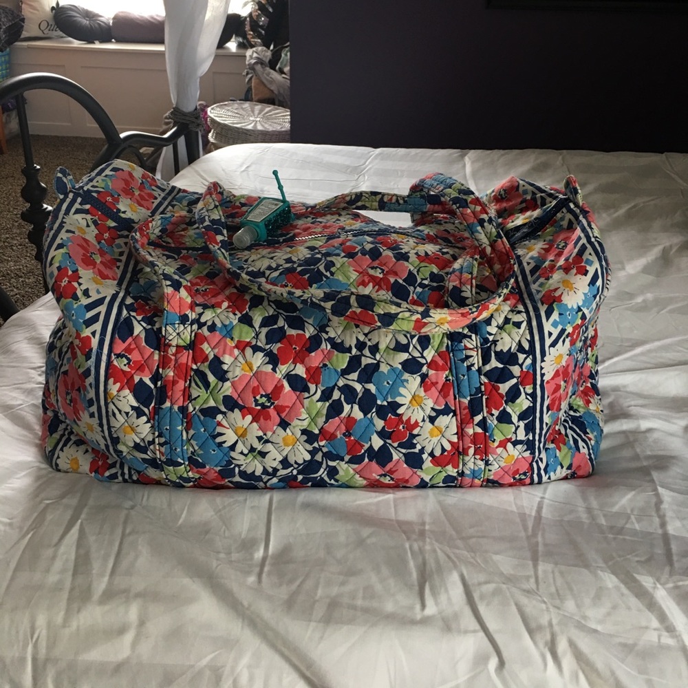 Large Vera Bradley duffel bag
