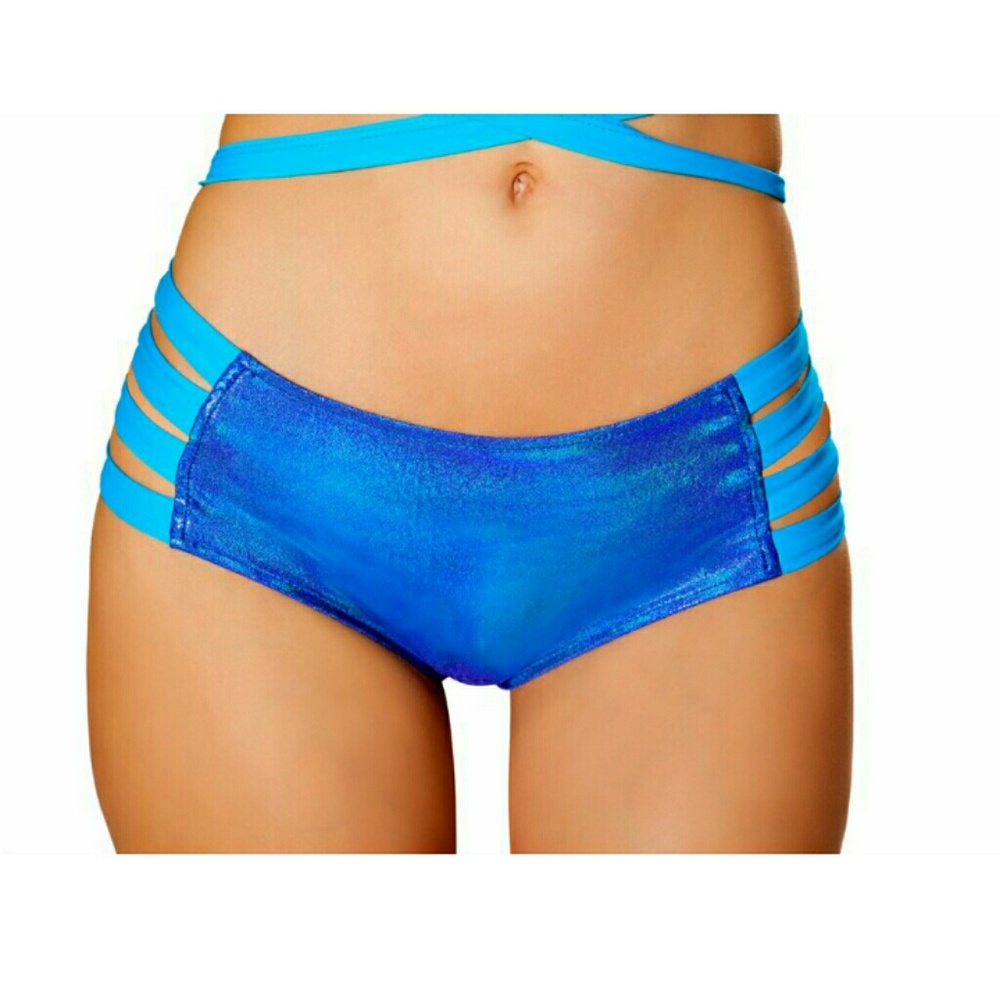 METALLIC NO SEAM STRAPPY SHORT
