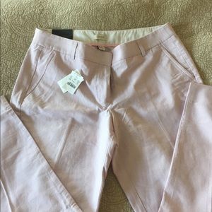 J. Crew linen cropped pants.