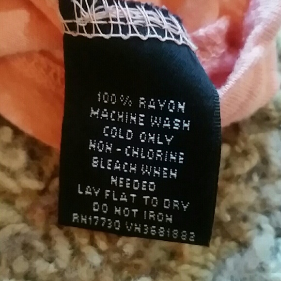 💥4 for $10💥 One Shoulder Coral Ruffle Blouse - Picture 3 of 3