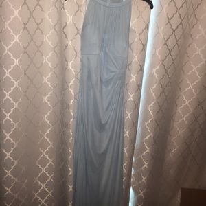 David's Bridal Long Mesh Dress - Capri