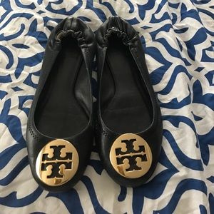 Tory burch navy flats