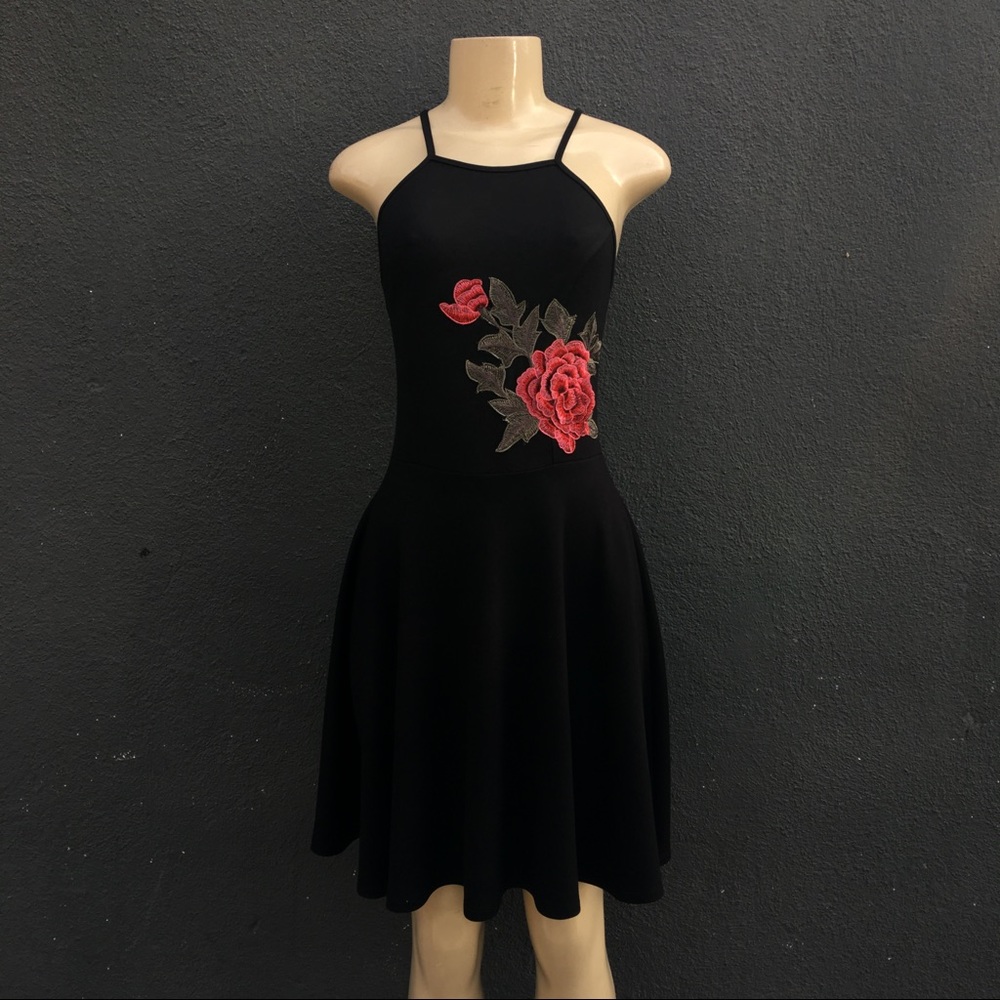 Rose Embroidered Dress