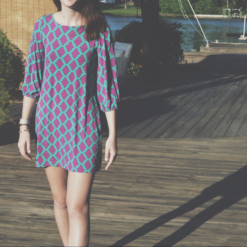 Geometric Shift Dress