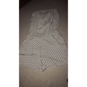 Black and white romper