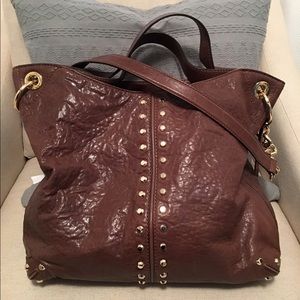 Authentic Michael Kors genuine leather handbag