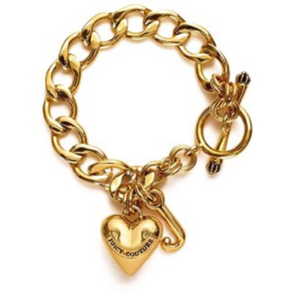 Juicy Couture Gold Charm Bracelet