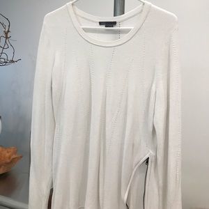 Vince sweater with zipper detail