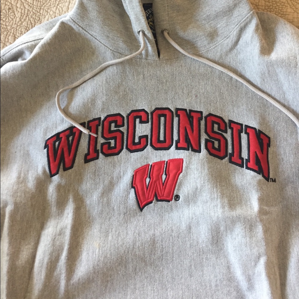 Wisconsin Badgers hoodie.