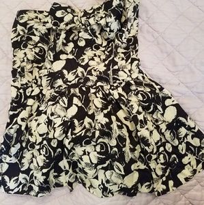 Floral peplum top