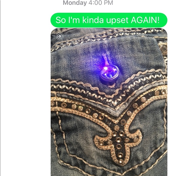 PINK Victoria's Secret Denim - More pictures of messaging her. 😡😡😡😡😡😡😡