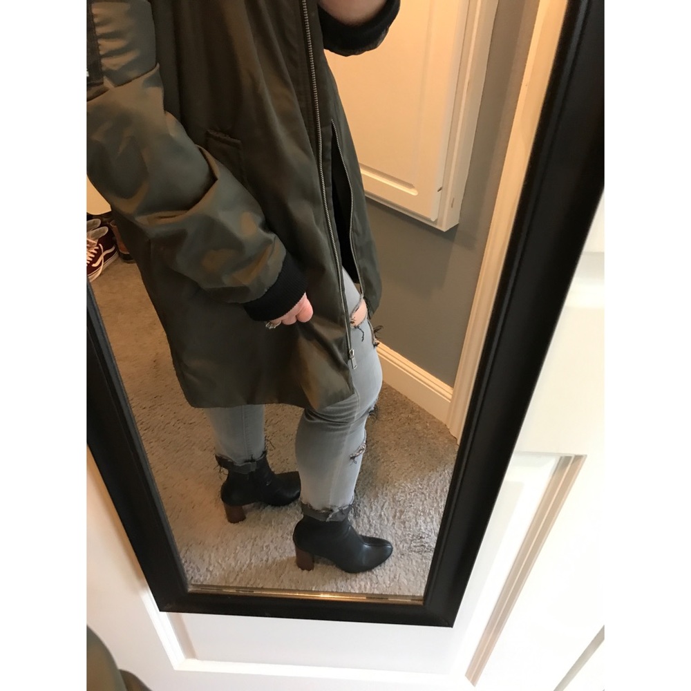 Long bomber jacket🔥