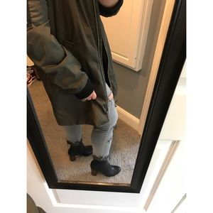 Long bomber jacket🔥