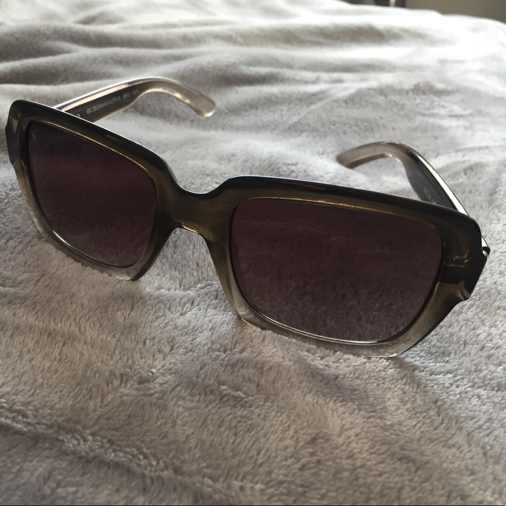 BCBGMAXAZRIA olive in gradient sunglasses