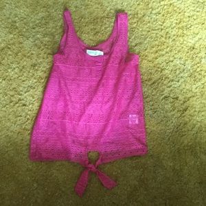 Pink tank top