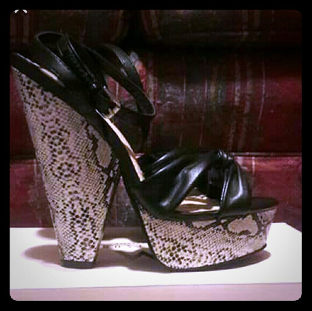 Super Cute Black and White Heels