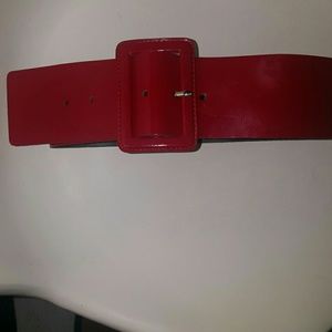 Express Red patent belt small