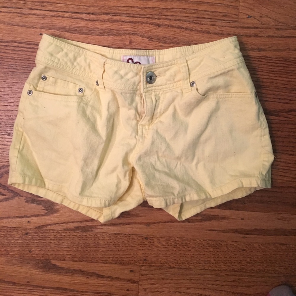 Super Cute Yellow Shorts