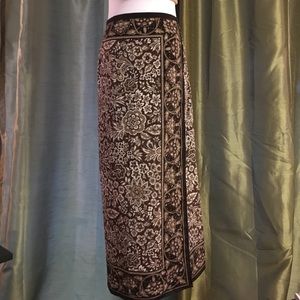 Faux wrap skirt, EUC