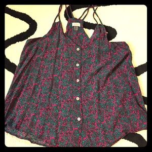 Flowy Tank Teal/Magenta from StitchFix