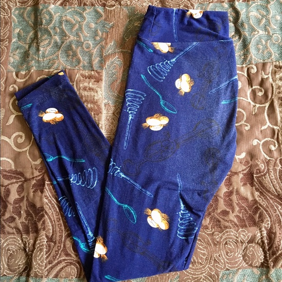 LuLaRoe Pants - Lularoe OS leggings baking eggs whips spoons