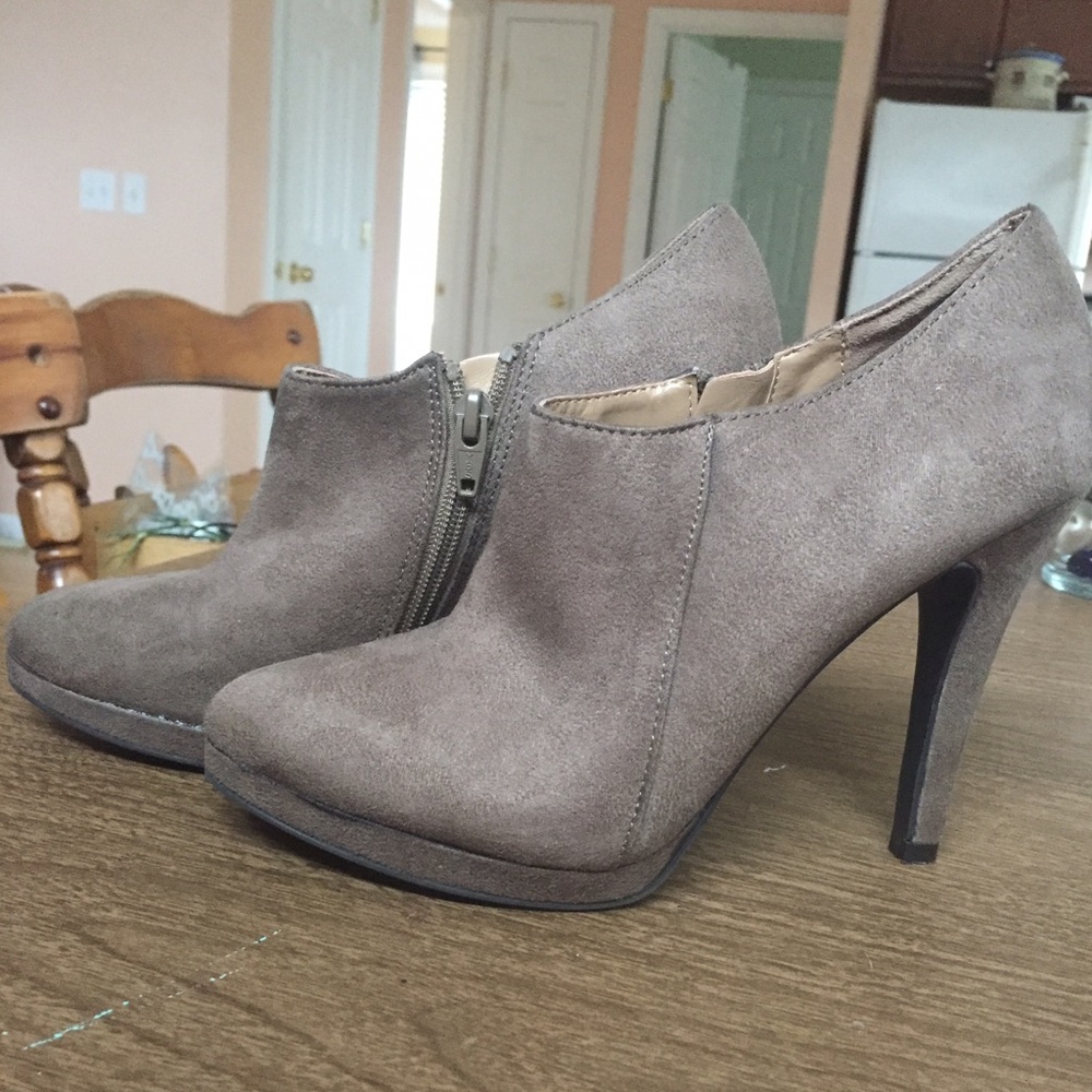 Suede Booties