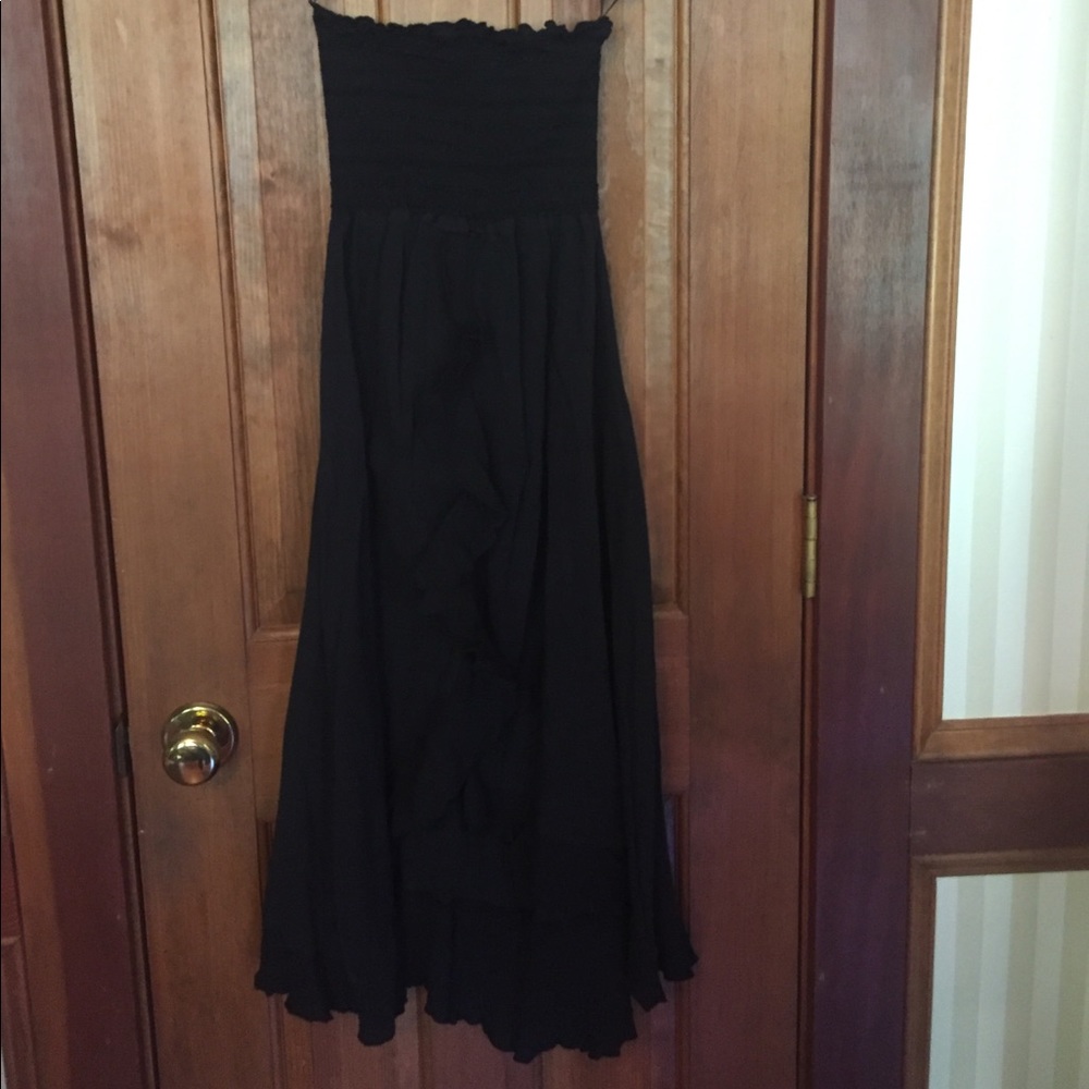 Black strapless dress size S