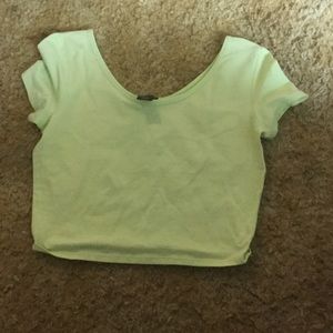 Lime green crop