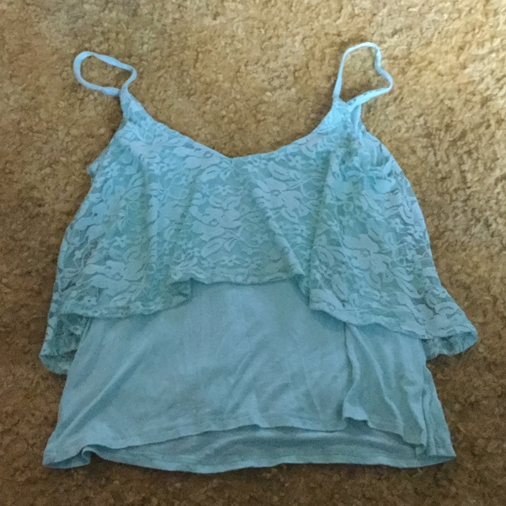 Blue tank top