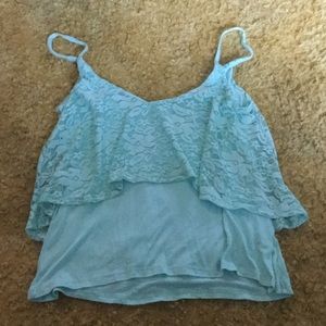 Blue tank top
