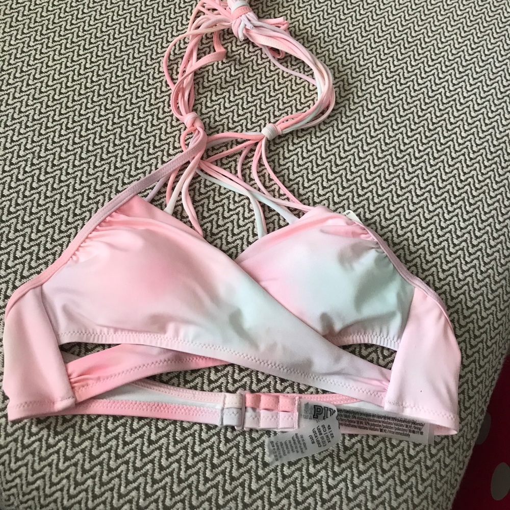 NWT vs pink bikini top xs