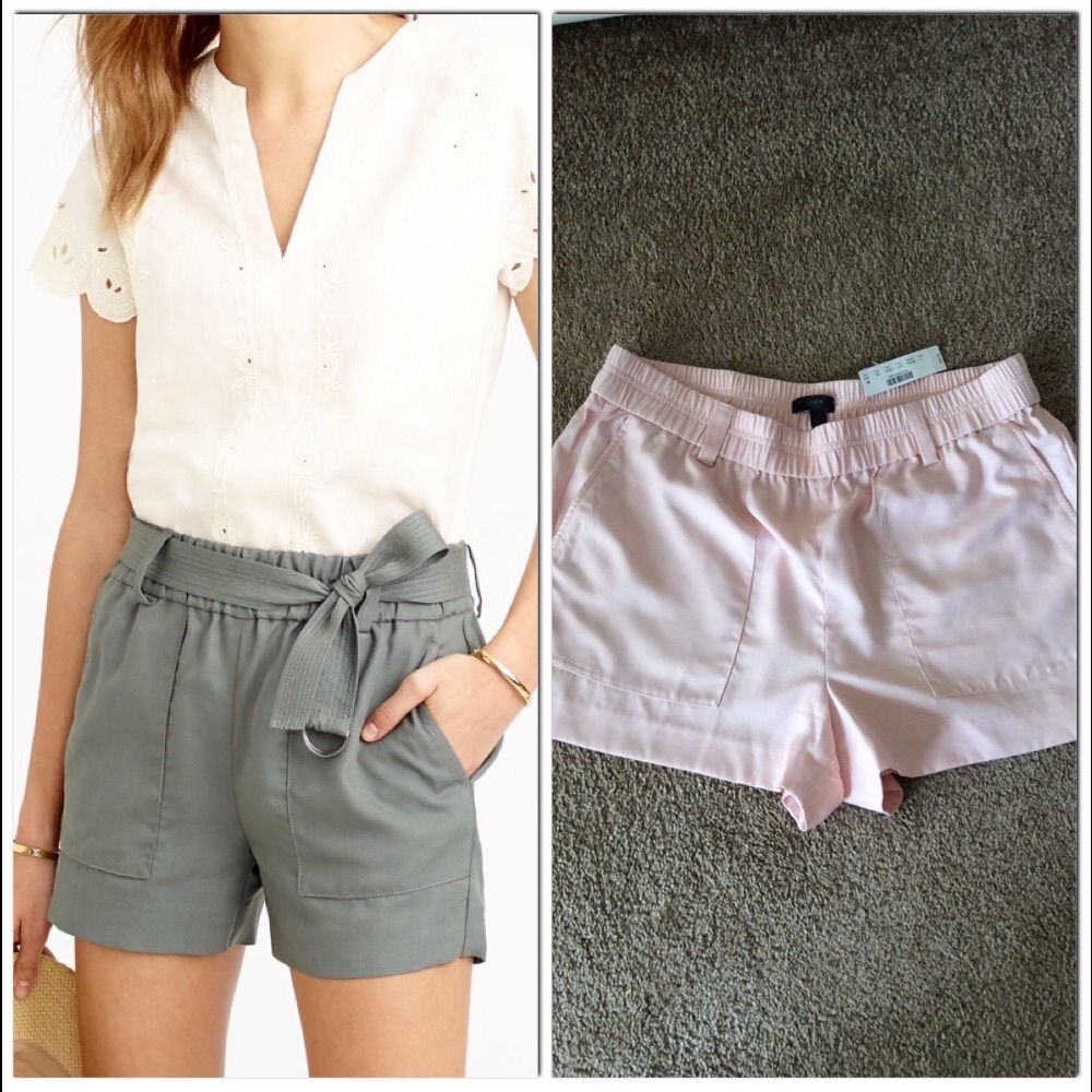 NWT JCrew Drapey Pull On Shorts