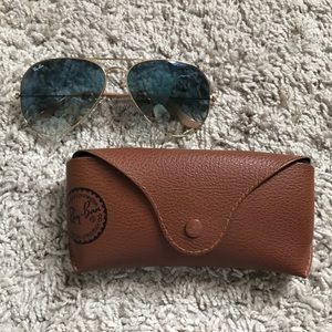 Oversized aviator RayBans