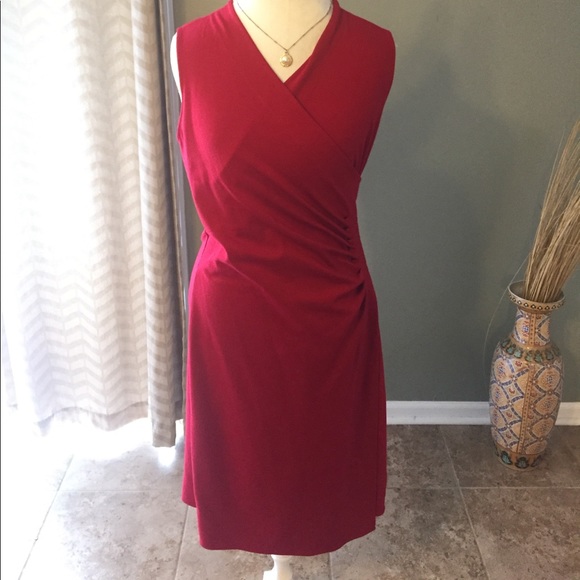 Lauren Ralph Lauren Dresses & Skirts - SALE Lauren Ralph Lauren Red Midi Cocktail Dress