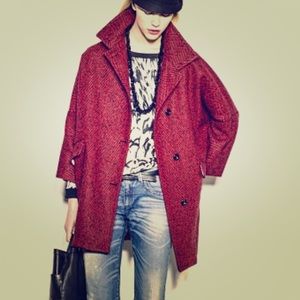 Sisley Short coat red