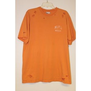 Vintage Nike Distressed Orange Tshirt 🔥