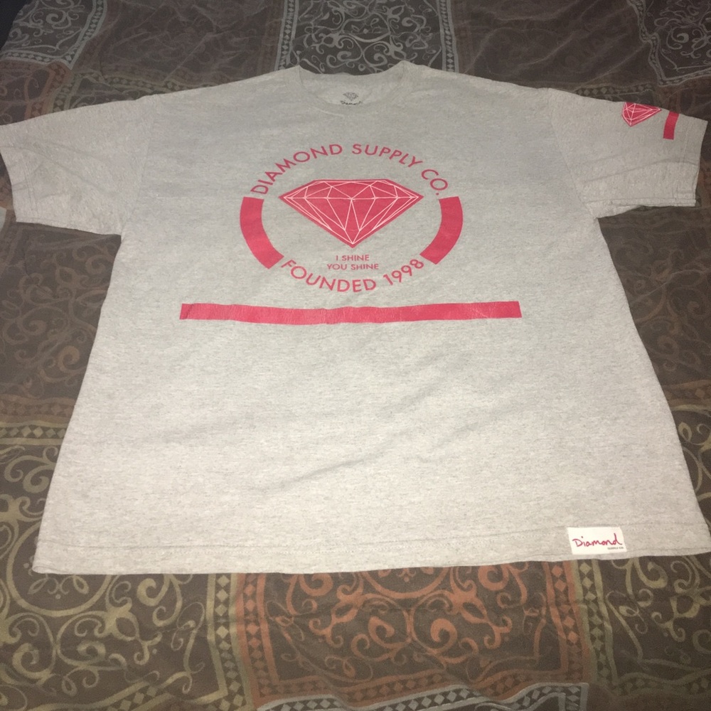 Men's diamond supply co shirt