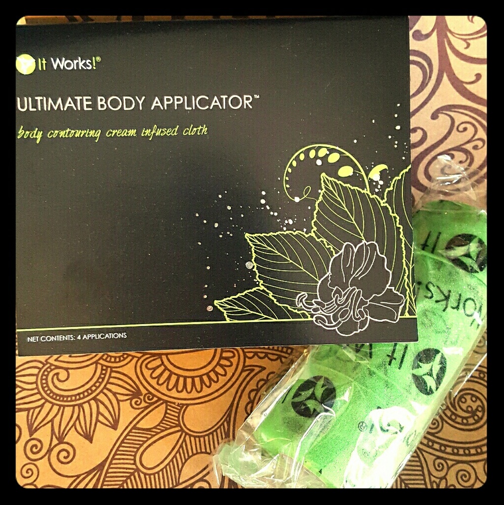 ITWORKS applicator, wrap, and tightening cream