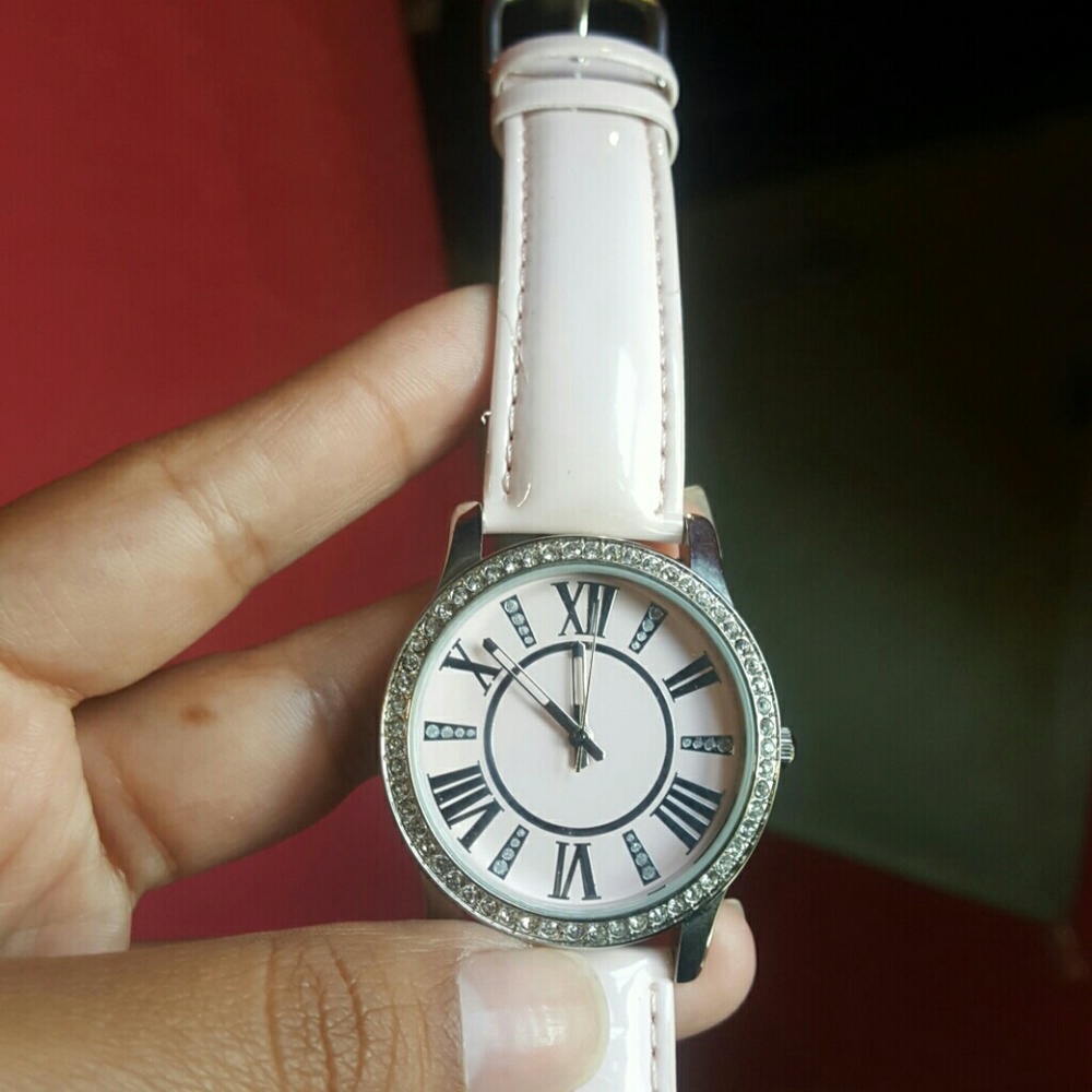 Light pink watch
