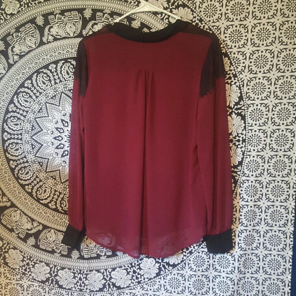 Sheer Button up - Picture 3 of 3